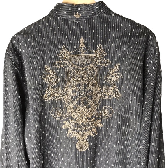 English Laundry x Christopher Wicks Collab Long Sleeve Button Up Handsewn Shirt - Picture 9 of 13